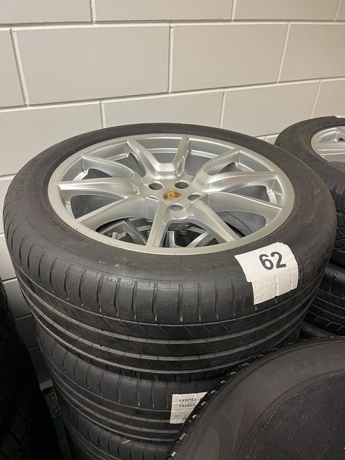 nr62 4x Porsche Macan velgen  + Michelin zomerbanden 265-45-, Auto-onderdelen, Banden en Velgen, Banden en Velgen, Zomerbanden