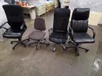 Bureaustoelen gratis op te halen, Huis en Inrichting, Ophalen, Gebruikt, Zwart, Bureaustoel