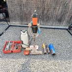 Spit diamantboormachine op statief, Ophalen, Gebruikt