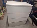 RECHERCHE COMMODE MALM BLANC 4 TIROIRS, Enlèvement, Utilisé