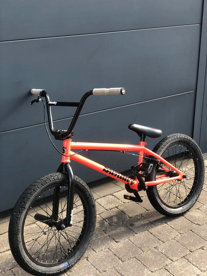 BMX Sunday Oranje Freestyle 20/21 inch, Fietsen en Brommers, Fietsen | Crossfietsen en BMX, Gebruikt, 20 tot 24 inch, Staal, Stuur 360° draaibaar