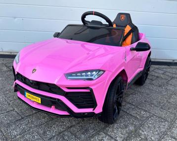 Lamborghini Urus 12v Roze RC - Leer - Rubberbanden - FM beschikbaar voor biedingen