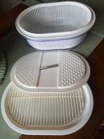 Multi functionele rasp, vergiet, slakom, Ophalen, Zo goed als nieuw, Wit