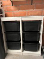 2 trofast ikea kasten met opbergbakken, Huis en Inrichting, Ophalen, Zo goed als nieuw