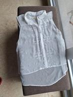 Hollister mouwloos bloesje Small, Wit, Ophalen of Verzenden, Zo goed als nieuw, Maat 36 (S)