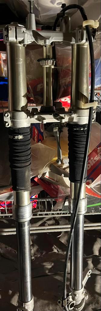 Yamaha WRF 250/450 volledige vork — jaar 2003 tot 2004, Motoren, Onderdelen | Yamaha, Gebruikt, Ophalen of Verzenden