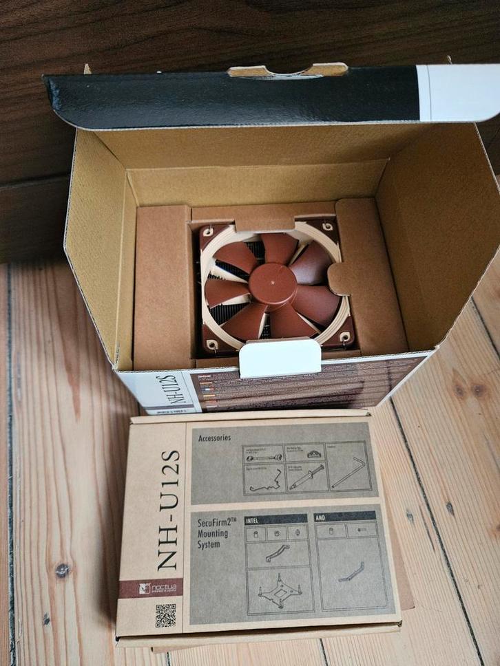 Noctua NH-U12S CPU-koeler - nieuw in doos, volledig compleet, Computers en Software, Computerkoelers, Luchtkoeling, Ophalen of Verzenden