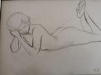 Harry Maas Tekening, Antiek en Kunst, Ophalen