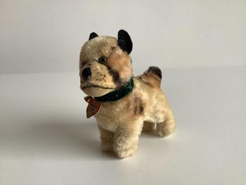 Zeldzaam Steiff hondje "Bully" beschikbaar voor biedingen