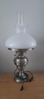 Tafellamp met melkglas, Maison & Meubles, Lampes | Lampes de table, Enlèvement