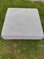 Soderhamn voetenbank 93x93x40 grijs, Ophalen, Gebruikt, Vierkant, 75 tot 100 cm