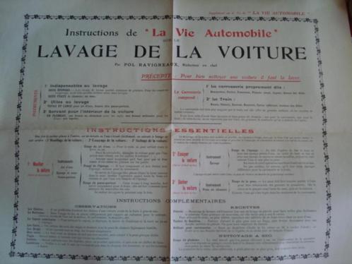Lot de 2 objets automobiles 1907 et 1930, Livres, Autos | Brochures & Magazines, Utilisé, Général, Envoi