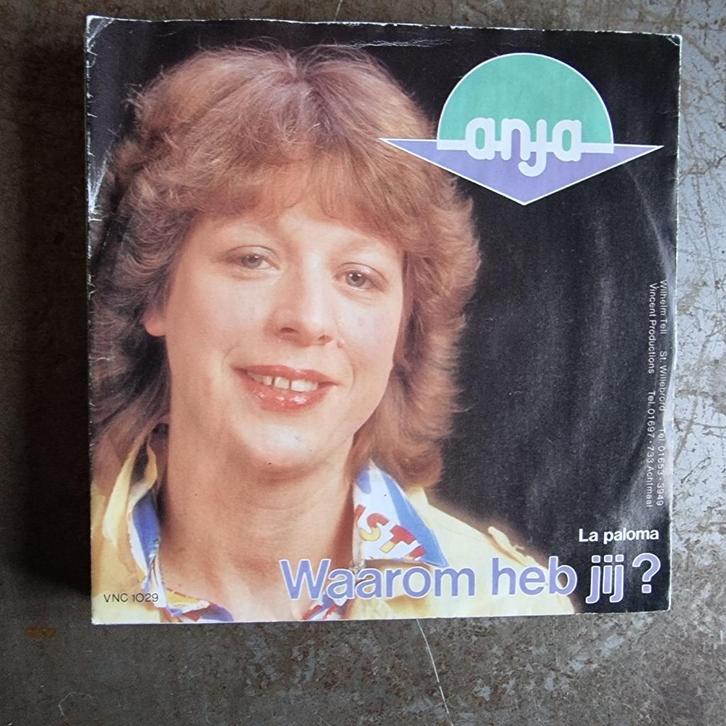 7" Anja - Waarom heb jij?, Cd's en Dvd's, Vinyl Singles, Gebruikt, Single, Nederlandstalig, 7 inch, Ophalen of Verzenden