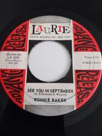 RONNIE BAKER. TOT ZIENS IN SEPTEMBER. POPCORN OLDIES USA 45T, Cd's en Dvd's, Ophalen of Verzenden, Zo goed als nieuw