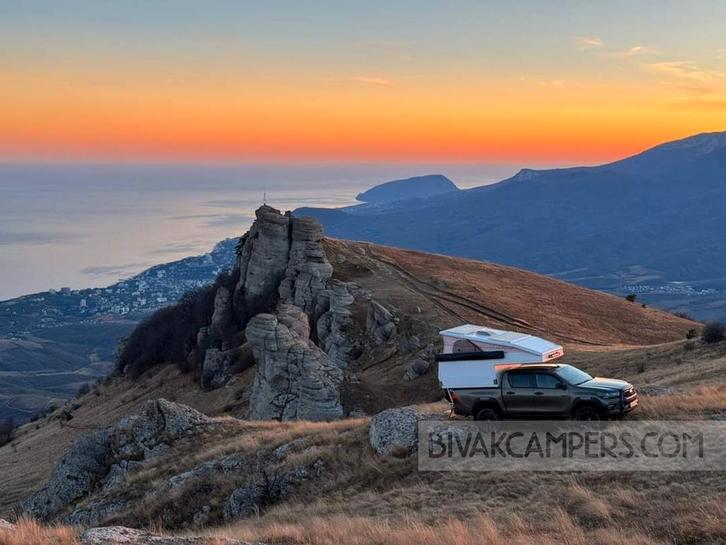 Nieuw! pick-up Afzetunit - camperunit EARTHCAMP Bivakcampers, Caravanes & Camping, Camping-car Accessoires, Neuf, Enlèvement