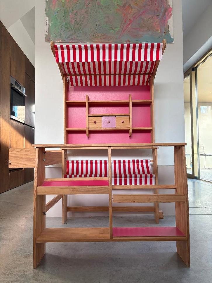 Houten speelgoed winkeltje, Kinderen en Baby's, Speelgoed | Houten speelgoed, Gebruikt, Meubelstuk of Keukentje, Ophalen