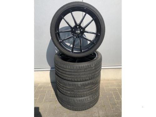 Sportvelgenset + banden van een Audi A6, Auto-onderdelen, Banden en Velgen, Personenwagen, Gebruikt, 3 maanden garantie, Ophalen of Verzenden