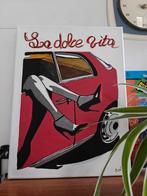 Pop art graffiti schilderij la Dolce Vita, Antiek en Kunst, Ophalen of Verzenden