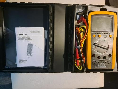 Multimeter DVM760, Doe-het-zelf en Bouw, Meetapparatuur, Zo goed als nieuw, Multimeter, Ophalen of Verzenden