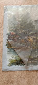 Olieverfschilderij op canvas, Ophalen