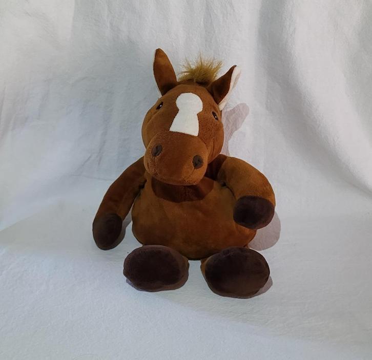 Knuffel paard 22H 15B met kersenpit voor in microgolf, Kinderen en Baby's, Speelgoed | Knuffels en Pluche, Nieuw, Paard, Ophalen of Verzenden