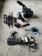 sony fs 7 met shape rig, microfoon, kaartjes en 2 accu's, Gebruikt, Ophalen of Verzenden, Sony