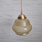 Lampe à suspension vintage en verre, Antiquités & Art, Enlèvement ou Envoi