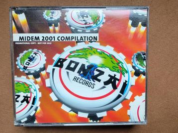 CD * BONZAI MIDEM 2001 COMPILATION * BIEDEN * TOPSTAAT beschikbaar voor biedingen