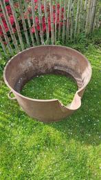 metalen Ring van oude ketel, Ophalen, Gebruikt, Rond, Metaal