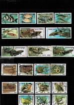 ASIE CAMBODGE ANIMAUX 64 TIMBRES OBLITERES - VOIR 3 SCANS, Timbres & Monnaies, Timbres | Asie, Affranchi, Envoi