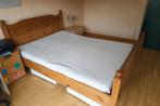 Bed "twijfelaar" incl. Matras, Huis en Inrichting, Slaapkamer | Bedden, Ophalen, Gebruikt, Bruin, Twijfelaar