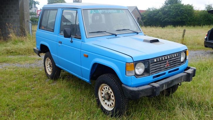 Mitsubishi Pajero 2,5, Auto's, Mitsubishi, Particulier, Pajero, 4x4, Diesel, Handgeschakeld, Blauw, Ophalen