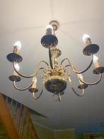 Lustre cuivre en état parfait (2 disponibles)avec lampes eco, Ophalen
