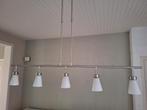 Moderne hanglamp, Huis en Inrichting, Lampen | Hanglampen, Ophalen, Gebruikt, 50 tot 75 cm, Glas