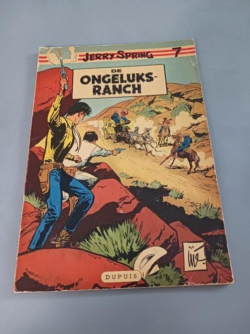 Jerry Spring 7, de Ongeluksranch, 1ste druk, goede staat, Boeken, Stripverhalen, Eén stripboek, Verzenden