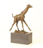 Giraffe brons beeld , giraffe , brons, Antiek en Kunst, Ophalen of Verzenden