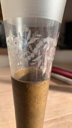 Vase Soliflor vase en cristal gravé, vers 1890, verre, Enlèvement ou Envoi