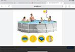 Intex zwzmbad rond 427x107 + proffesionele filter, Tuin en Terras, Zwembaden, Ophalen, Zo goed als nieuw, Rond