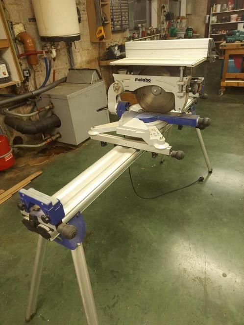 afkort- trek- tafelzaag METABO, Doe-het-zelf en Bouw, Gereedschap | Zaagmachines, Zo goed als nieuw, Afkortzaag, Ophalen