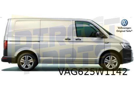 Volkswagen T5/T5 II/T6/T6.1 schuifdeur Rechts (zonder ruitui, Auto-onderdelen, Carrosserie, Deur, Volkswagen, Nieuw, Verzenden