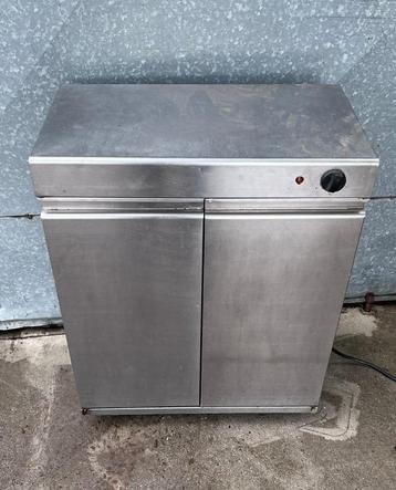 RVS Warmhoudkast ,3 Schappen, 25 à 50 cm, Moins de 100 cm, Enlèvement, Utilisé