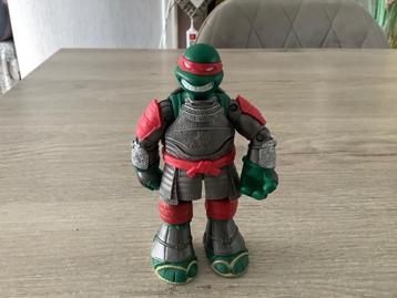 Personnage de la tortue Samouraï Raphaello (2013) (12 cm), Enlèvement ou Envoi, Utilisé, TV, Figurine ou Poupée
