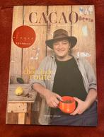 Cacao, de chocolade route, gesigneerd Dominique Persoone, Livres, Livres de cuisine, Comme neuf, Gâteau, Tarte, Pâtisserie et Desserts