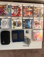 Nintendo ds, Games en Spelcomputers, Spelcomputers | Nintendo DS, Ophalen, Gebruikt, Blauw, Met beschermhoes of tas