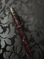 Mooi antique echt marmer vulpen jaren 30 met 14ct goud nib, Overige merken, Ophalen of Verzenden, Zo goed als nieuw, Met reclame