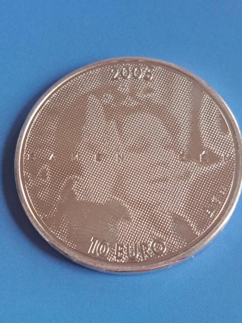 2005 Nederland 10 euro zilver Beatrix 25 jarig jubileum, Postzegels en Munten, Munten | Nederland, Losse munt, Euro's, Koningin Beatrix