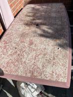 Tafel en 6 stoelen, Ophalen, Gebruikt, Rechthoekig, Plastic