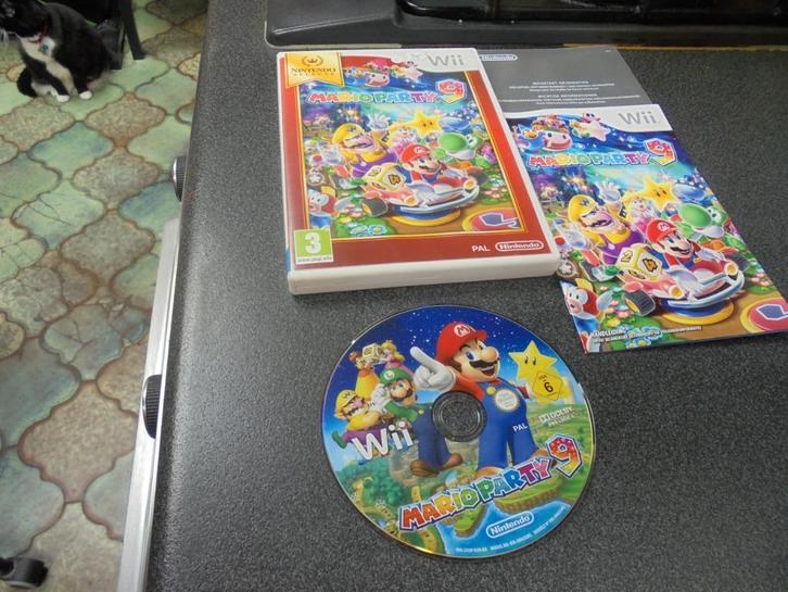 WII Mario Party 9 (CIB), Games en Spelcomputers, Games | Nintendo Wii, Gebruikt, Avontuur en Actie, 3 spelers of meer, Vanaf 3 jaar