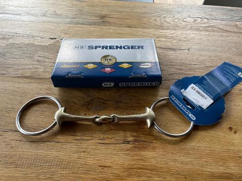 Sprenger dubbelgebroken bit Sensogan KK ultra type 2 mt 15cm, Dieren en Toebehoren, Paarden en Pony's | Hoofdstellen en Tuigage