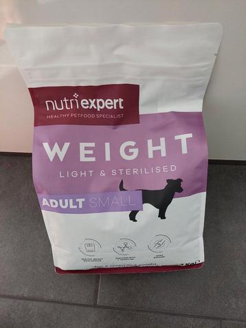 6 kgs de croquettes chien Nutri expert weight. 